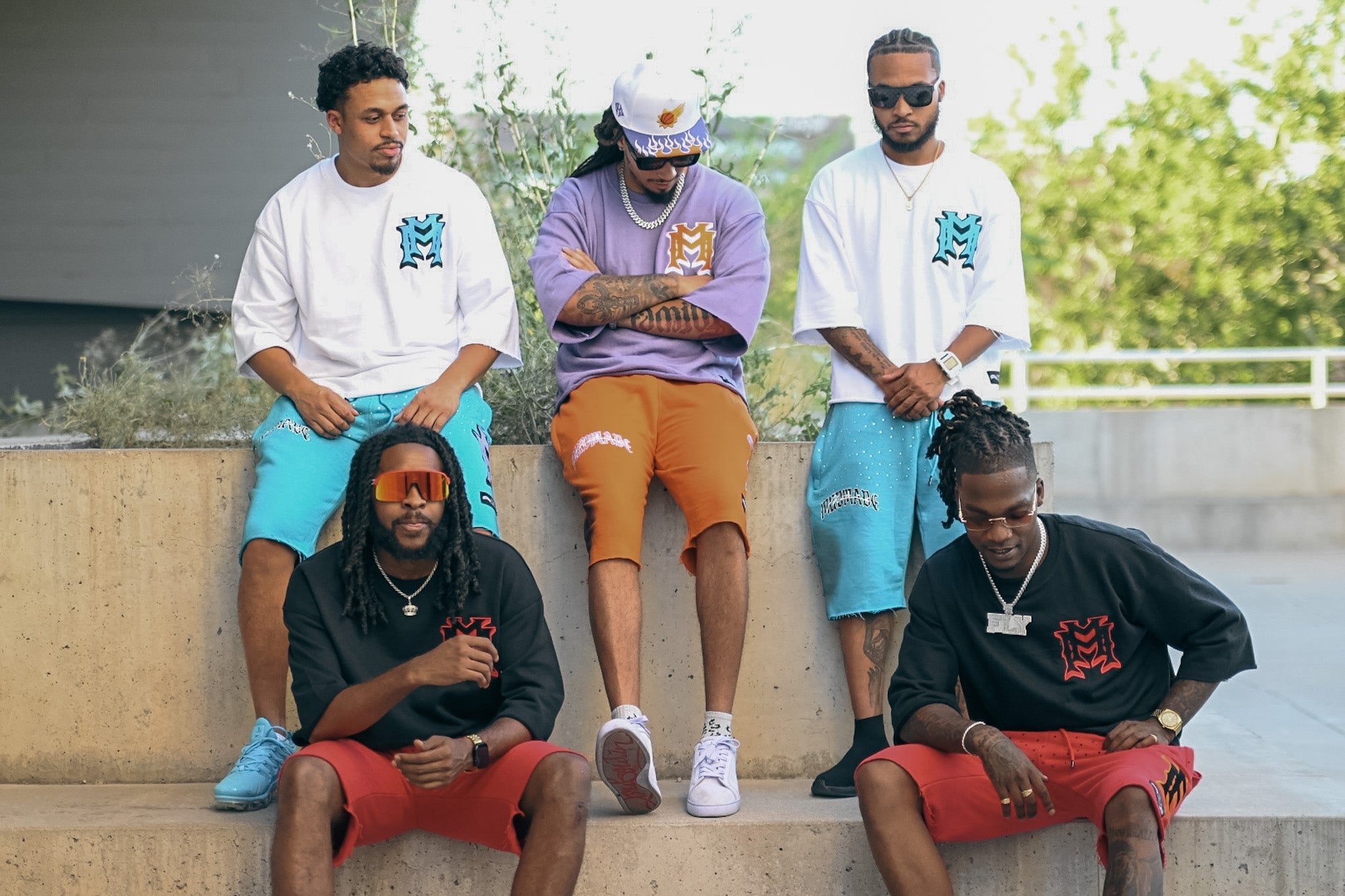 Embroidered Double M Tee’s Collection