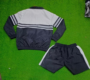 Black Fall Windbreaker Set