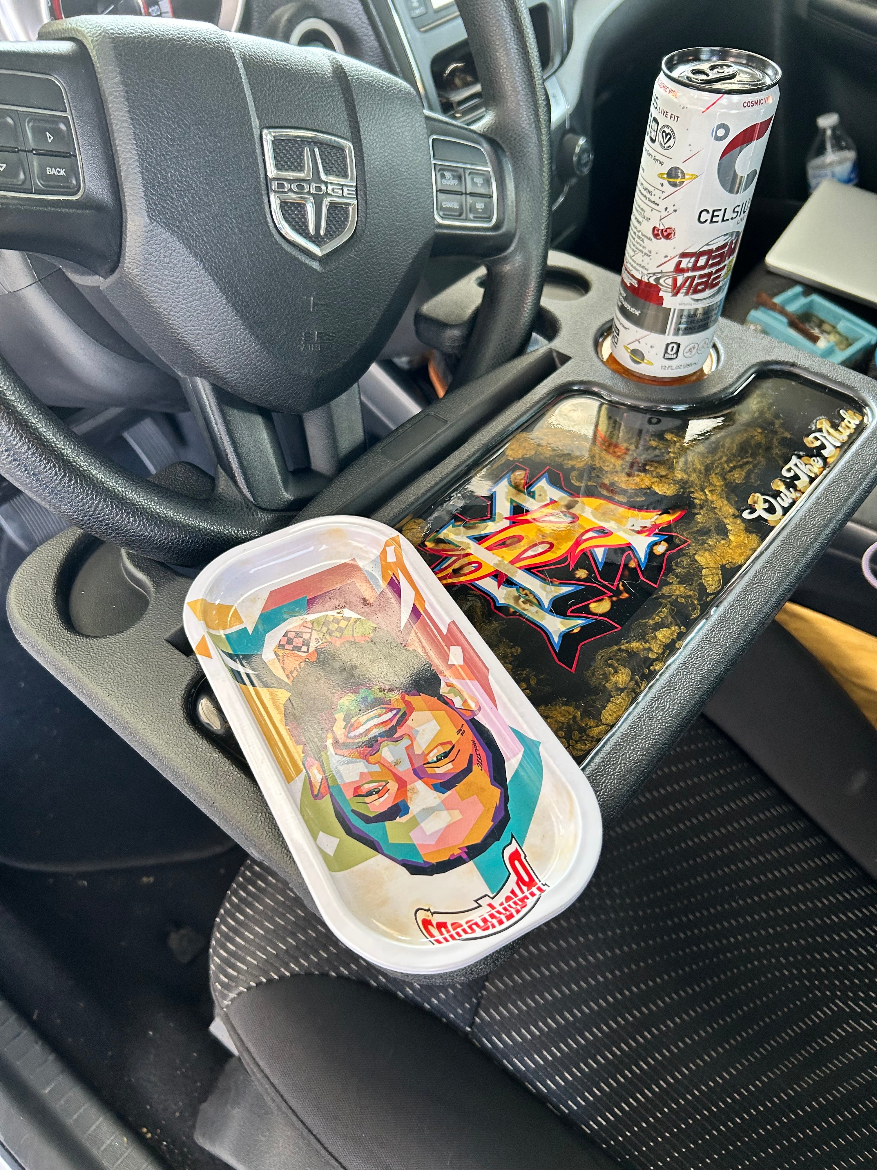 Double M Raceway Themed Tray