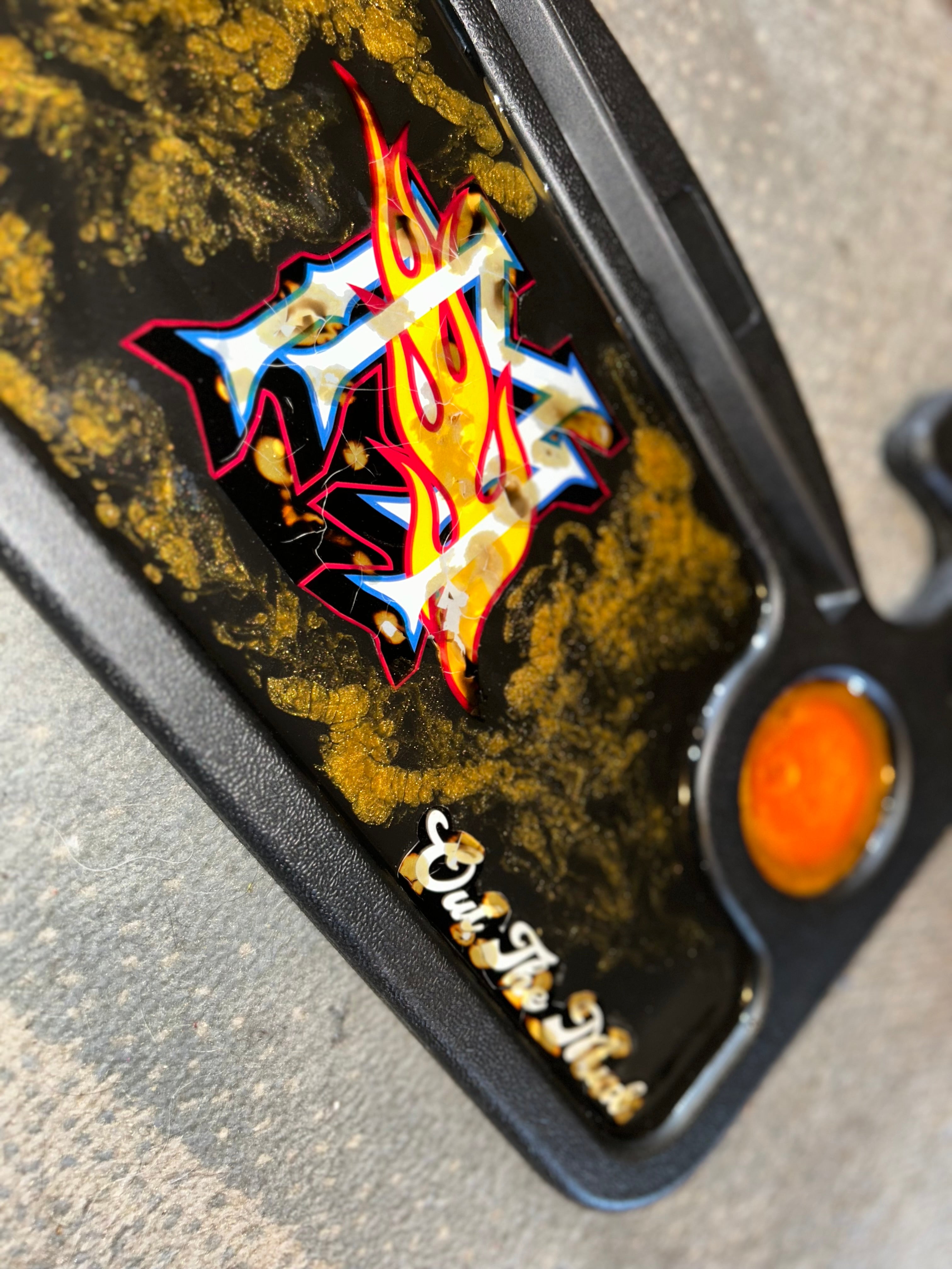 Double M Raceway Themed Tray