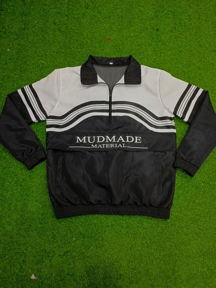 Black Windbreaker Set