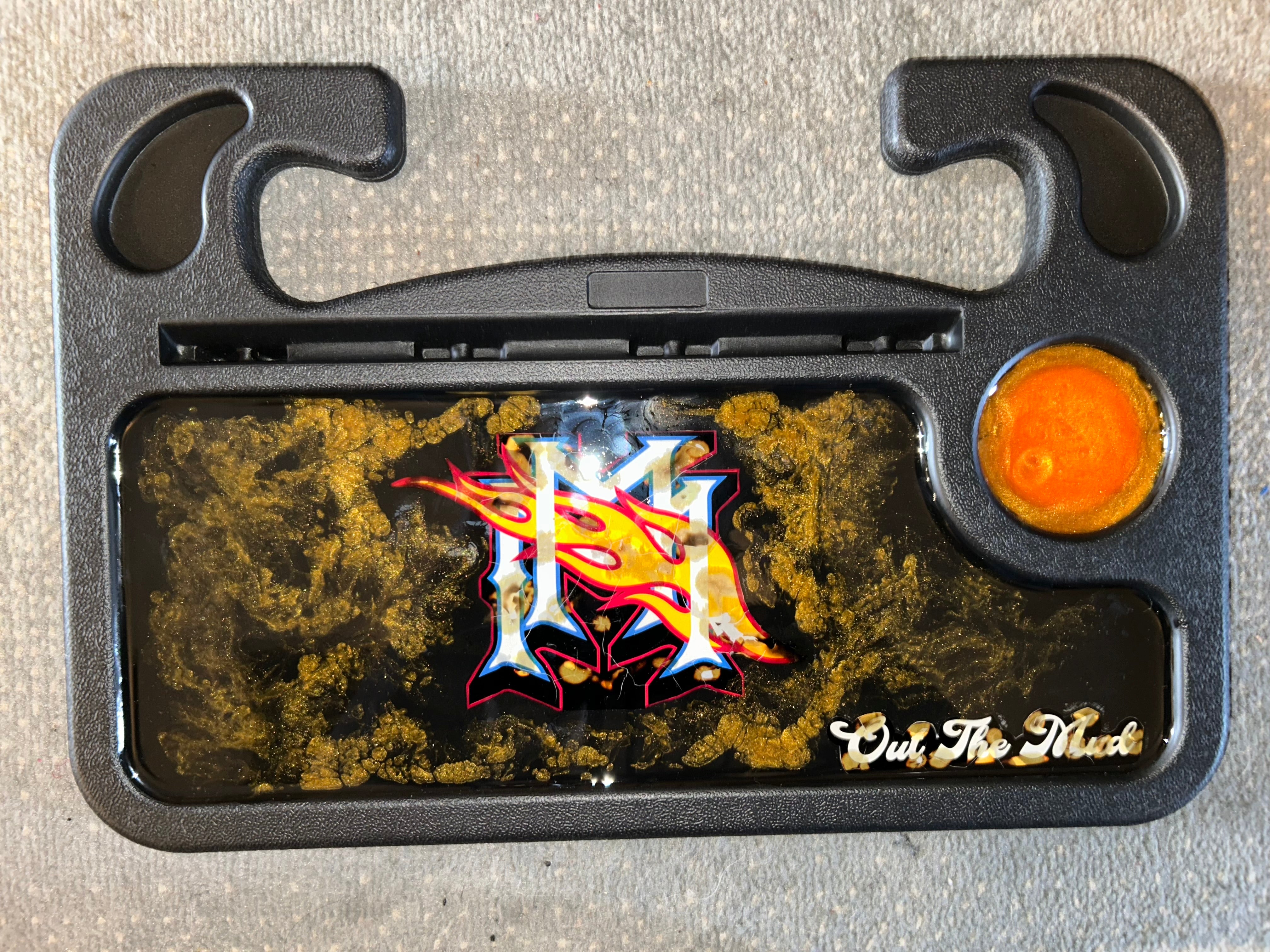 Double M Raceway Themed Tray