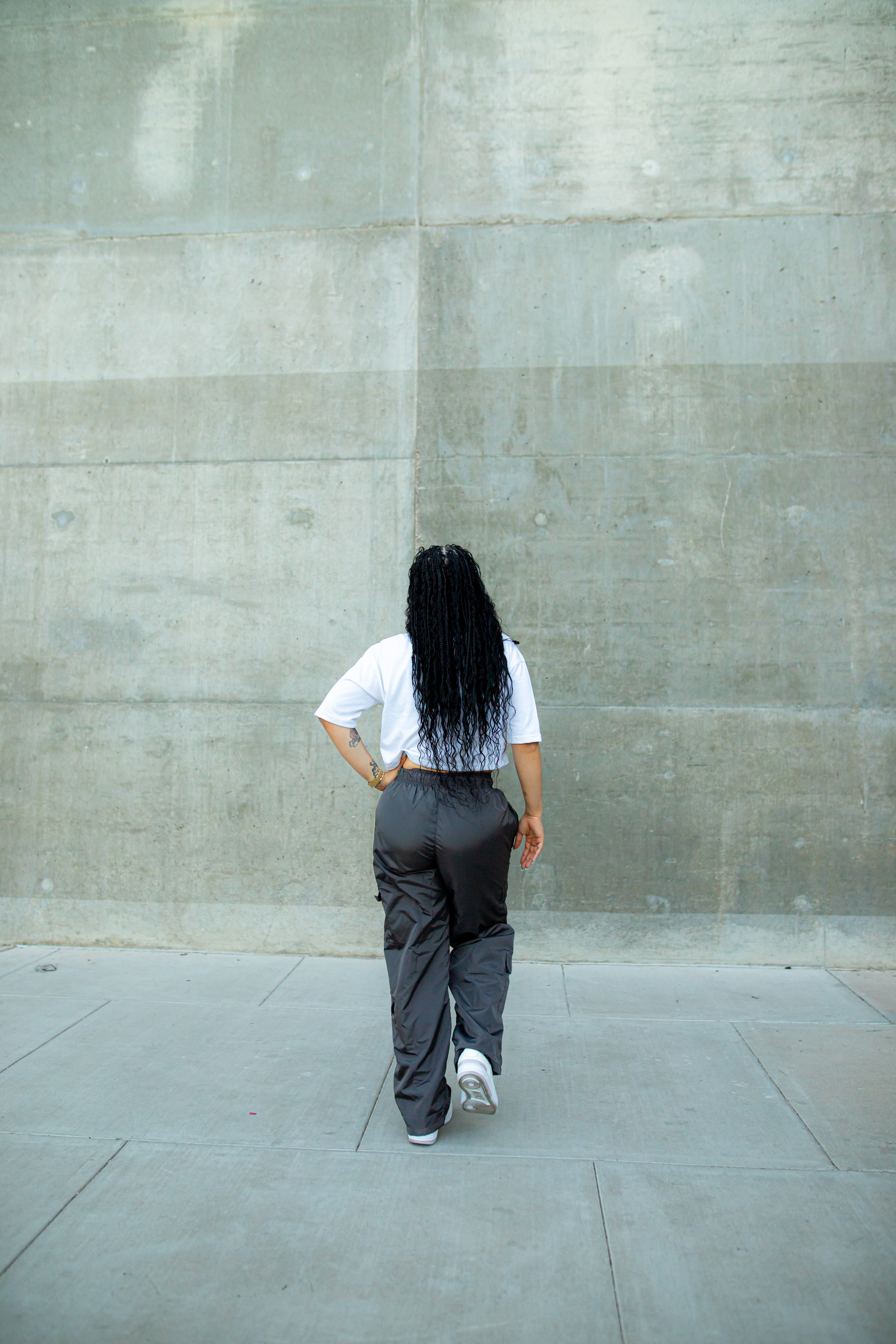 Grey Color windbreaker cargo pants