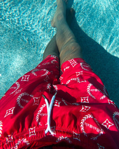 MUDMADE Beach Shorts [Red]